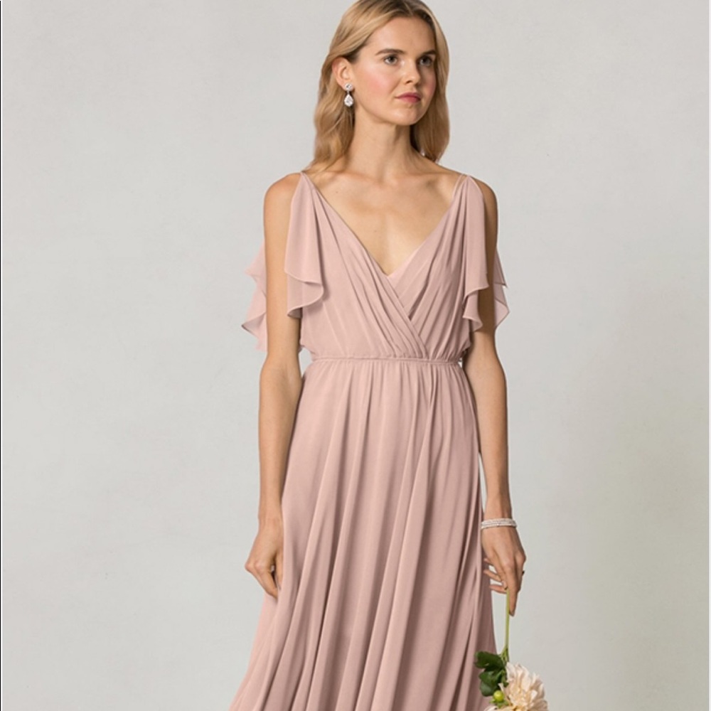 Jenny Yoo Cassie Bridesmaid Dress - Desert Rose